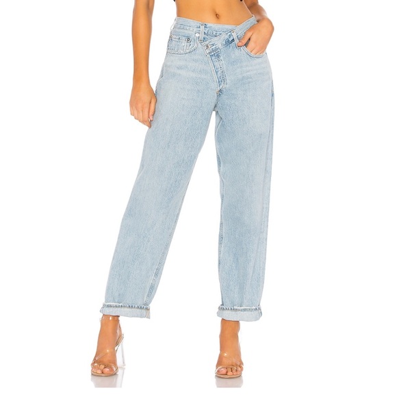 Agolde Criss Cross Upsized Jean - Suburbia, Size 23 - Picture 1 of 5